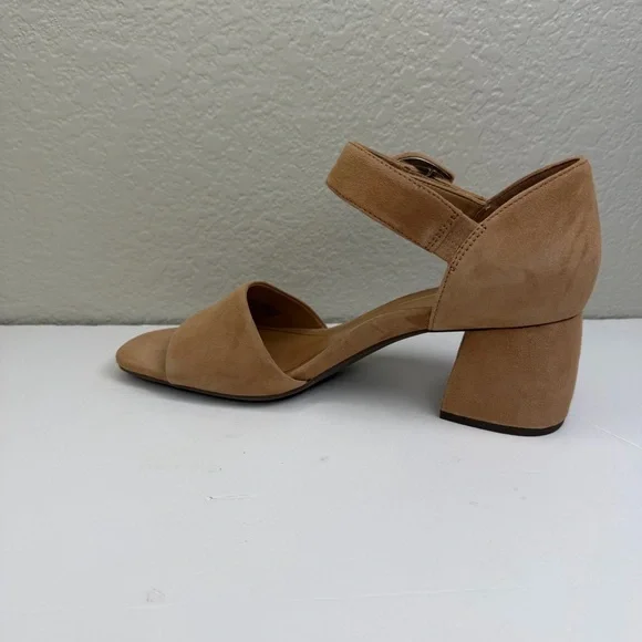 Vionic Women’s Chardonnay Suede Leather Heels Sandals Size 9.5 - Picture 8 of 11